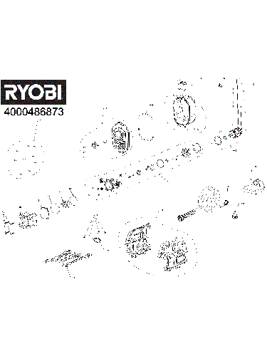 Vue éclatée Ryobi RY18TPXA-0 4000486873#01