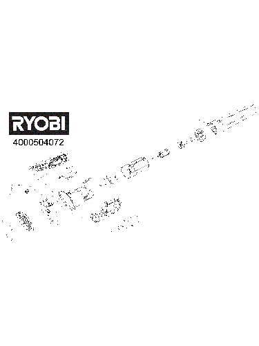 Vue éclatée Ryobi RY36BLB-0 4000504072#01