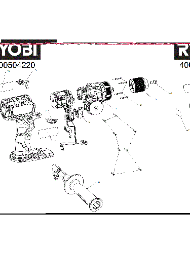 Vue éclatée Ryobi RPD18BL2-0 4000504220#01