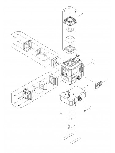 Vue éclatée Makita SK700D#01