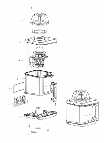 Vue éclatée Makita SKR200Z#01