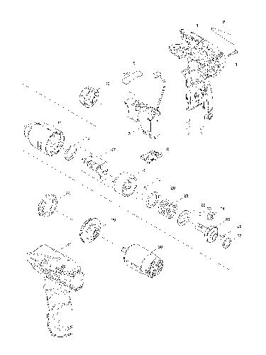 PIECES DETACHEES BOULONNEUSE A CHOCS MAKITA TW 100 D