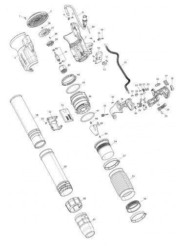 Vue éclatée Makita UB004C#01