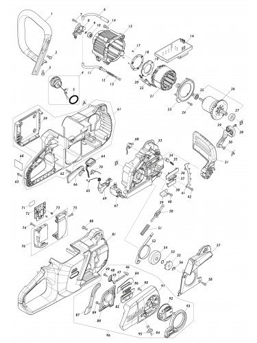 Vue éclatée Makita UC015G#01