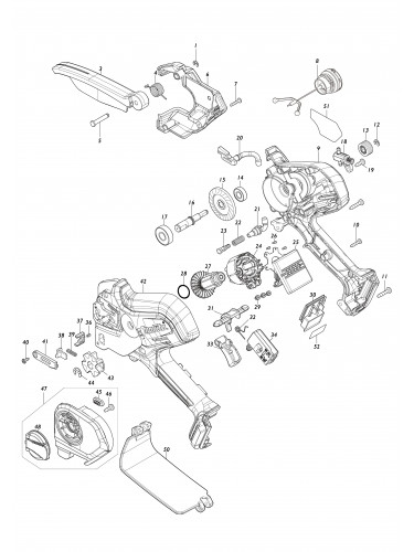 Vue éclatée Makita UC100D#01