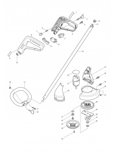 Vue éclatée Makita UM140D#01