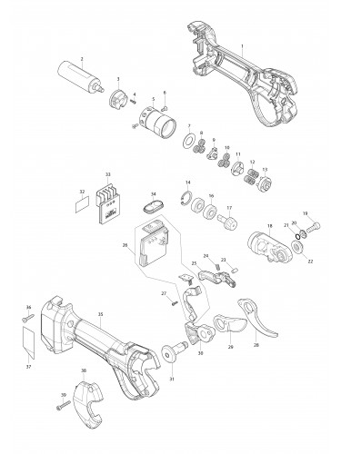 Vue éclatée Makita UP100D#01
