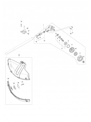 Vue éclatée Makita UR101C#01