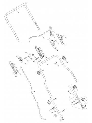Vue éclatée Makita UV001G#01