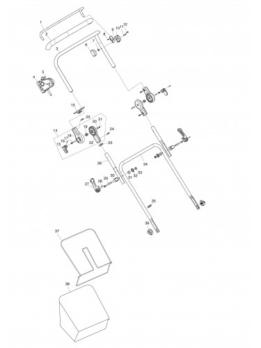 Vue éclatée Makita UV3600#01