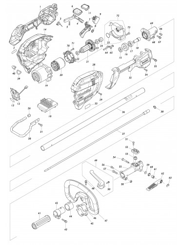 Vue éclatée Makita UX01G#01