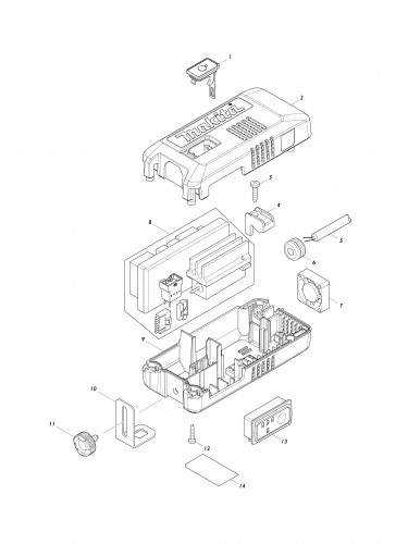 Vue éclatée Makita WUT02#01