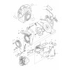Vue éclatée Makita BHX2501#01