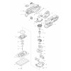 Vue éclatée Makita BO005CG#01