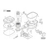Vue éclatée Bosch GAS12-25PL 3601J7C100 #03