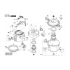 Vue éclatée Bosch GAS15L 3601J7B000 #01