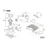 Vue éclatée Bosch GAS35LAFC 3601JC3200 #04