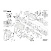 Vue éclatée Bosch GBH2000 3611B5A405 #01
