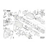 Vue éclatée Bosch GBH2000 3611B5A406 #01