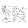 Vue éclatée Bosch GBH4-32DFR 3611C32101 #01