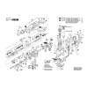 Vue éclatée Bosch GBH4-top 0611243703 #01