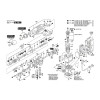Vue éclatée Bosch GBH4DSC 0611222703 #01