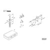 Vue éclatée Bosch GBH4DSC 0611222703 #02