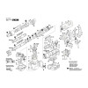Vue éclatée Bosch GBH5-40DCE 3611B64001 #01
