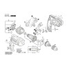Vue éclatée Bosch GBM10RE 3601D73600 #01