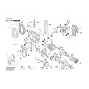 Vue éclatée Bosch GBM1600RE 3601AB0000 #01