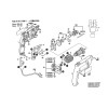 Vue éclatée Bosch GBM350 0601139061 #01