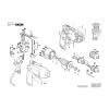 Vue éclatée Bosch GBM6RE 0601145665 #01