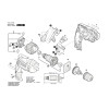 Vue éclatée Bosch GBM6RE 3601D72600 #01
