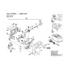 Vue éclatée Bosch GBM7,2VE 0601920666 #01