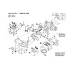 Vue éclatée Bosch GBM9,6VVESP 0601931327 #01