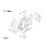 Vue éclatée Bosch GCL2-50 3601K66F00 #01