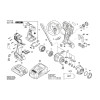 Vue éclatée Bosch GDR18V-200C 3601JG4100 #01
