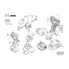Vue éclatée Bosch GDS14,4V-LI 3601JA1T02 #01
