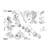 Vue éclatée Bosch GDS18V-200C 3601JG4300 #01