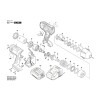Vue éclatée Bosch GDS18V-LIHT 3601JB1300 #01