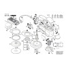 Vue éclatée Bosch GEX150AC 0601372703 #01