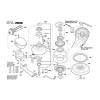 Vue éclatée Bosch GEX150TURBO 0601250772 #02