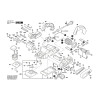 Vue éclatée Bosch GHO40-82C 060159A7A0 #01