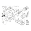 Vue éclatée Bosch GKS190 3601F23000 #01