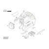 Vue éclatée Bosch GLL2-80P 3601K63200 #01
