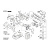Vue éclatée Bosch GNA18V-16 3601E29500 #01