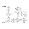 Vue éclatée Bosch GRL250HV 3601K61600 #01