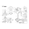 Vue éclatée Bosch GRL400H 3601K61804 #01