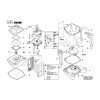 Vue éclatée Bosch GRL500HV 3601K61B00 #01