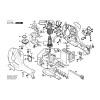 Vue éclatée Bosch GSA800PE 0601641703 #01
